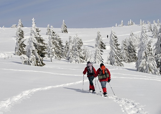 La Route du Fromage en raquettes à neige